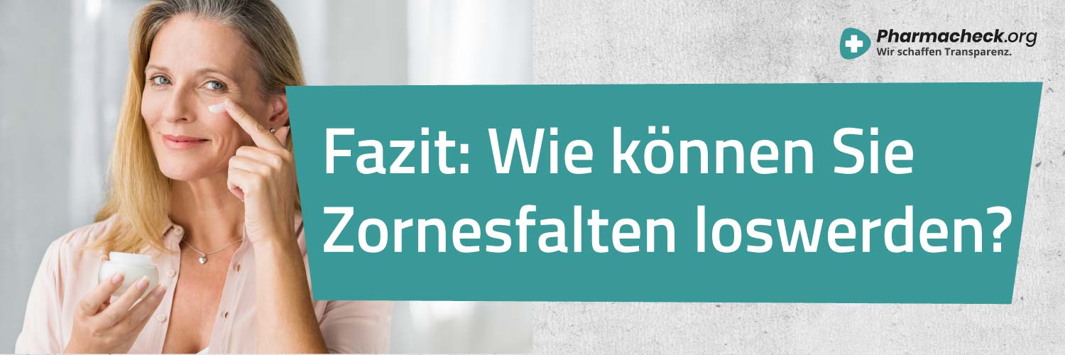 So werden Sie Zornesfalten los